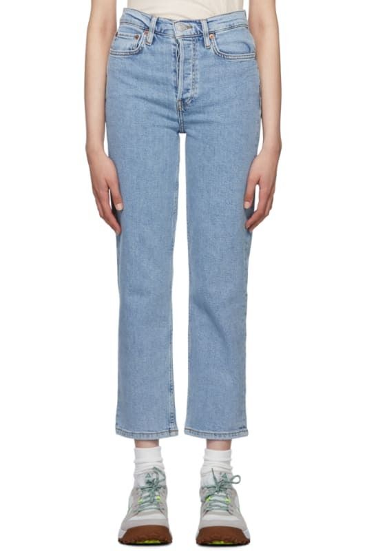 블루 데님 Blue 70s Stove Pipe Jeans 9932871