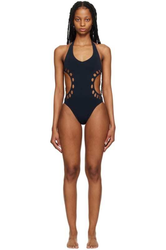 네이비 수영복 Navy Cutout One-Piece Swimsuit 13300931