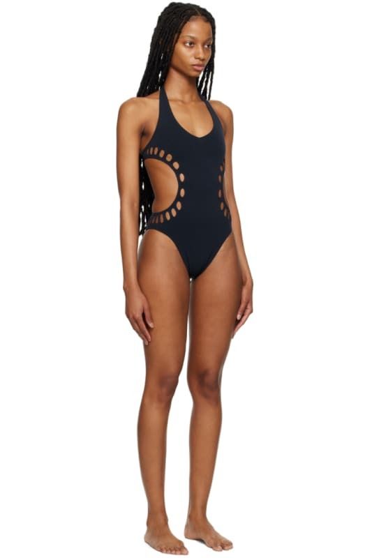 네이비 수영복 Navy Cutout One-Piece Swimsuit 13300931
