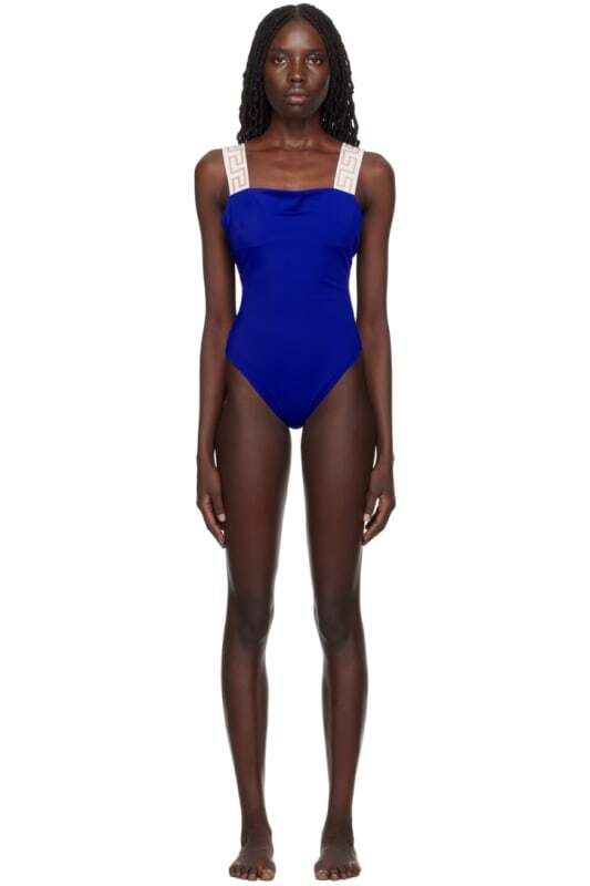 블루 그레카 수영복 Blue Greca Border Swimsuit 14910191