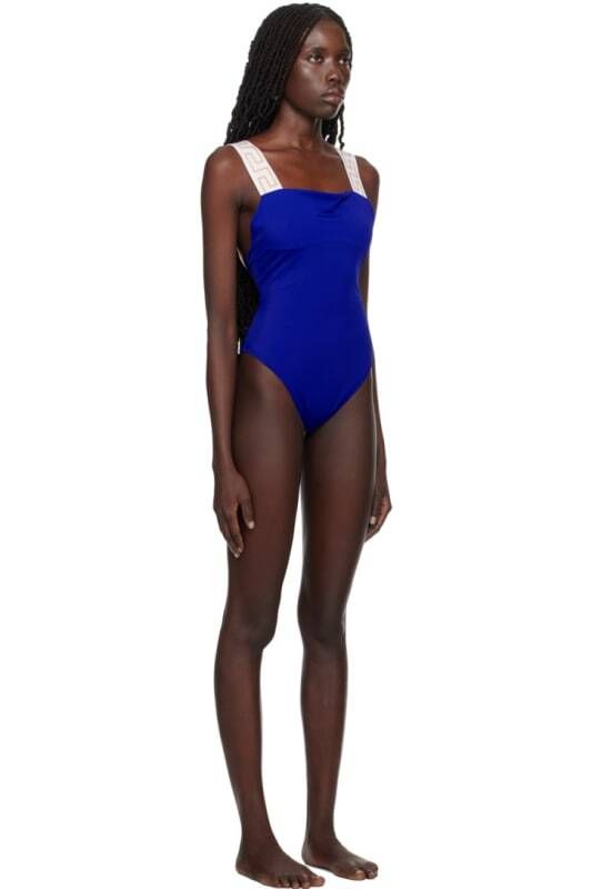 블루 그레카 수영복 Blue Greca Border Swimsuit 14910191