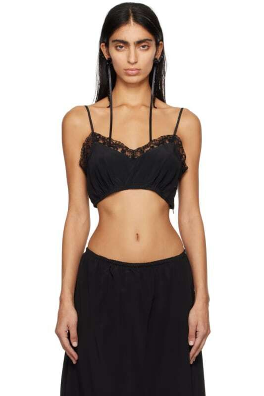 블랙 컬렉션 브라렛 Black Gathered Bralette 15551091