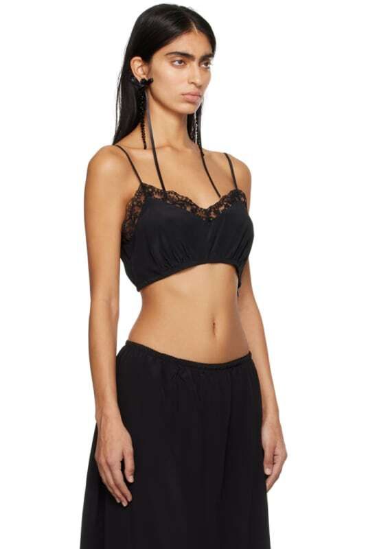 블랙 컬렉션 브라렛 Black Gathered Bralette 15551091