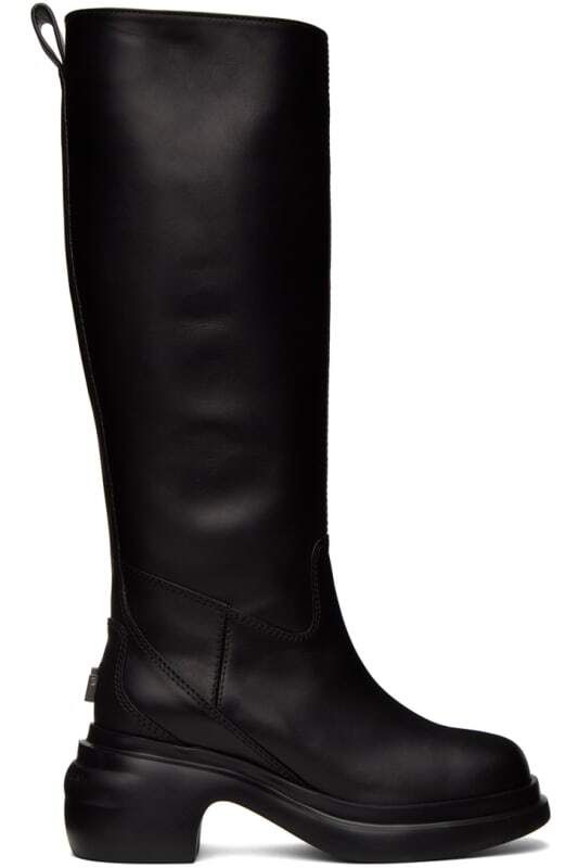 블랙 부츠 Black Plaque Boots 11236721