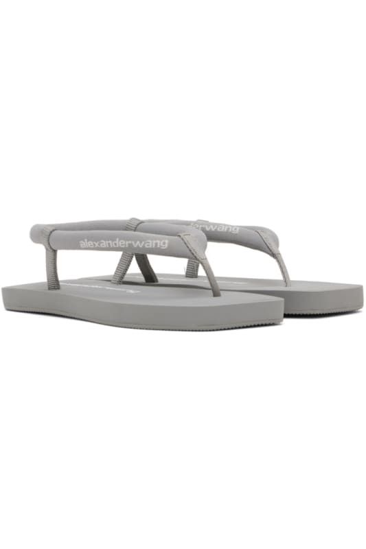 알렉산더왕(Alexander Wang) | 그레이 튜블라 플리 샌들 Gray Tubular Flip Flop Sandals 13578741 | 트렌비