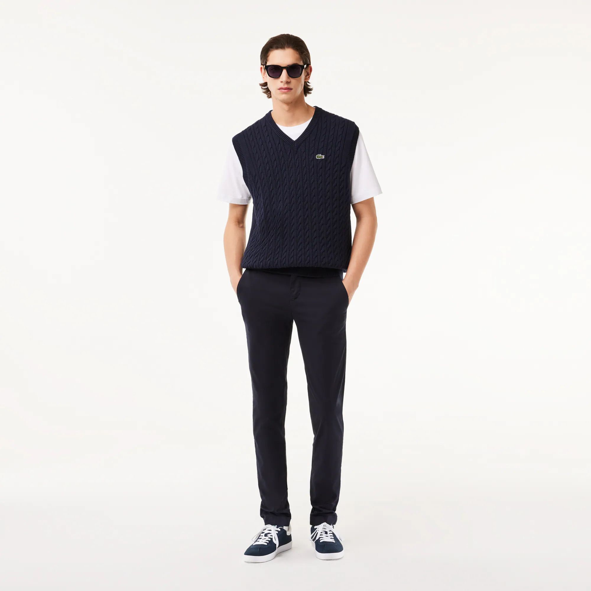 남성 슬림 핏 스트래치 코튼 팬츠 Men's Slim Fit Stretch Cotton Pants HH2661-51-HDE