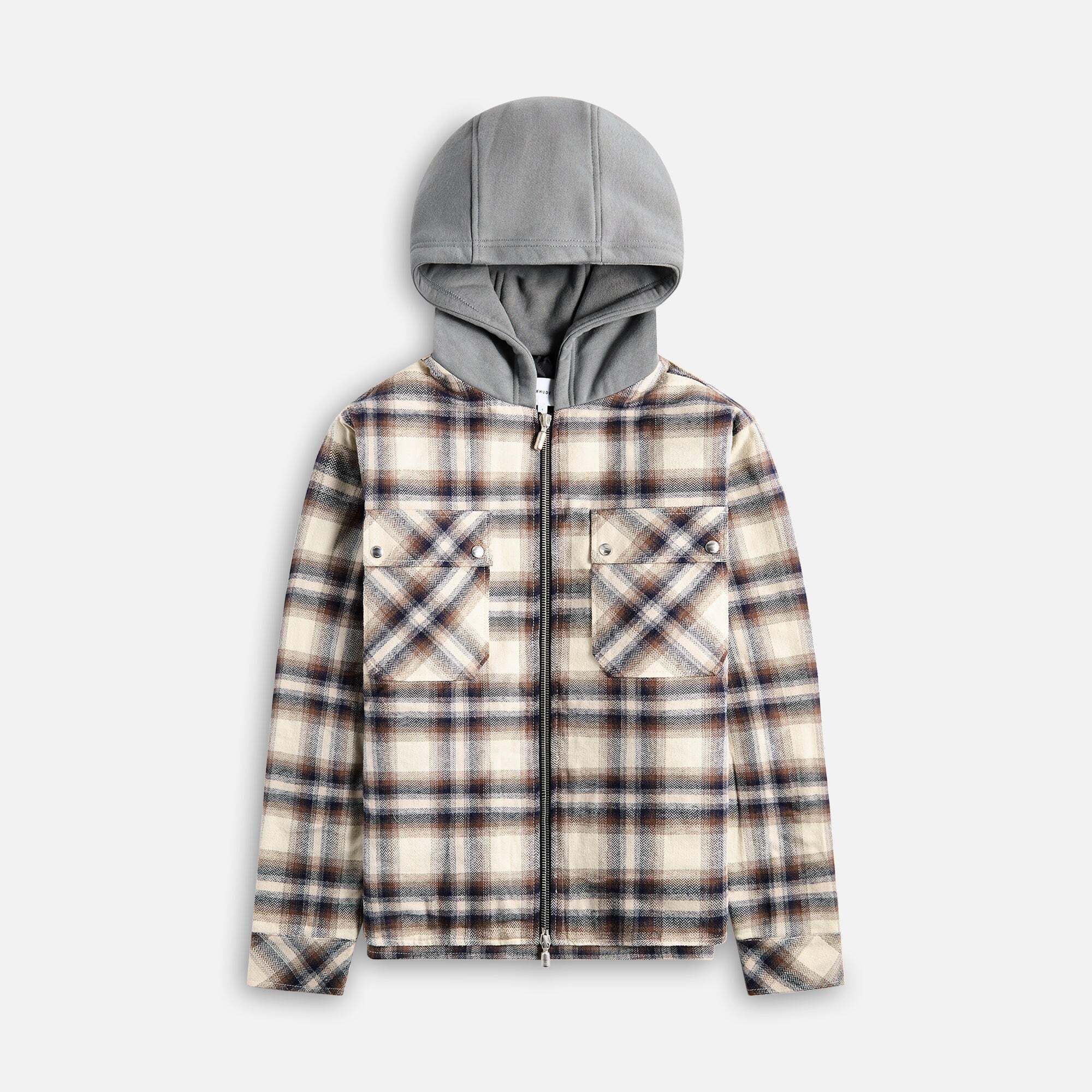 Rhude hooded flannel jacket 8284825649280