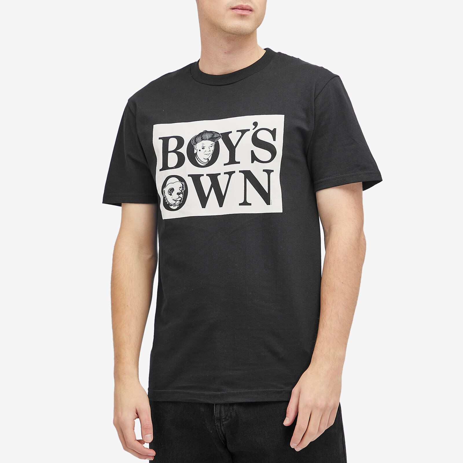 클래식 박스 로고 셔츠 Boy’S Own Classic Box Logo T Shirt BO-CLASSICLOGO-BLK Black