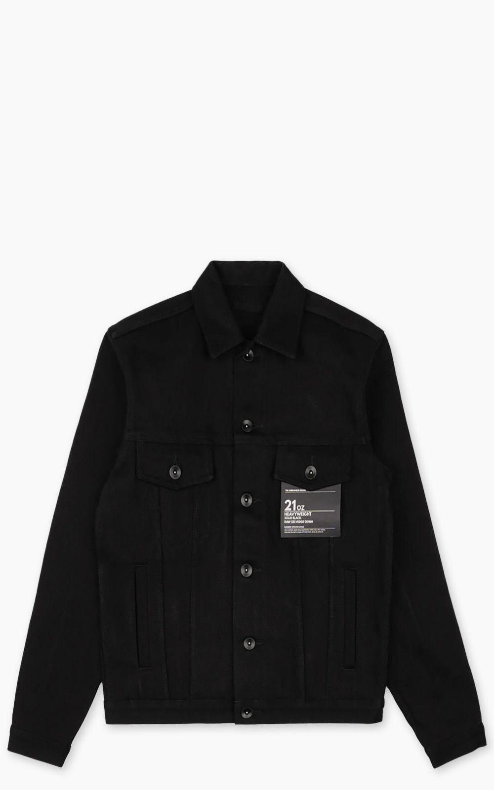 데님 자켓 솔리드 블랙 UB942 Denim Jacket Heavyweight Solid Black Selvedge 21oz 193947
