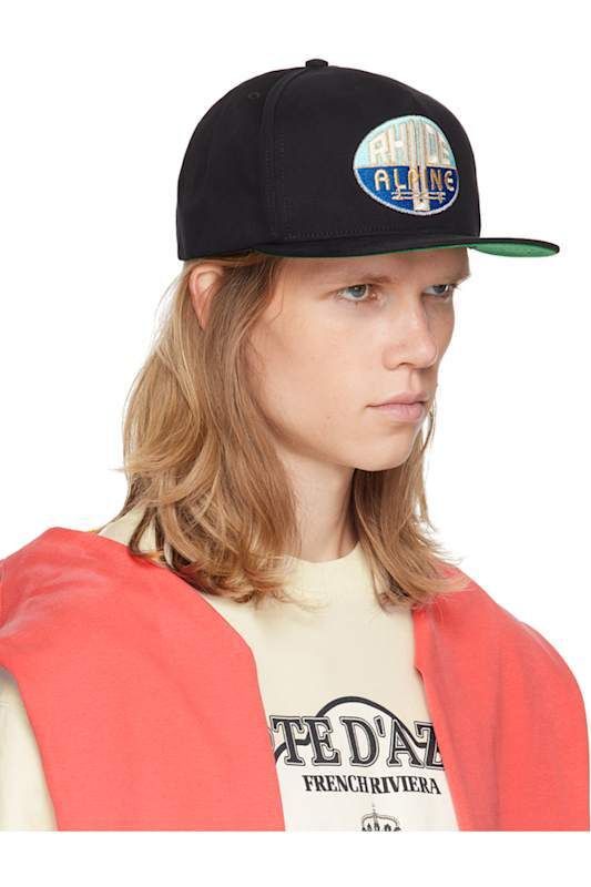 블랙 모자 Black 'Rhude Alpine' Cap 15849391