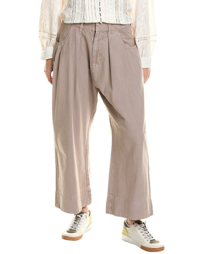 프리 치노 팬츠 Free People Sweet Talk Linen-Blend Chino Pant 1411300210