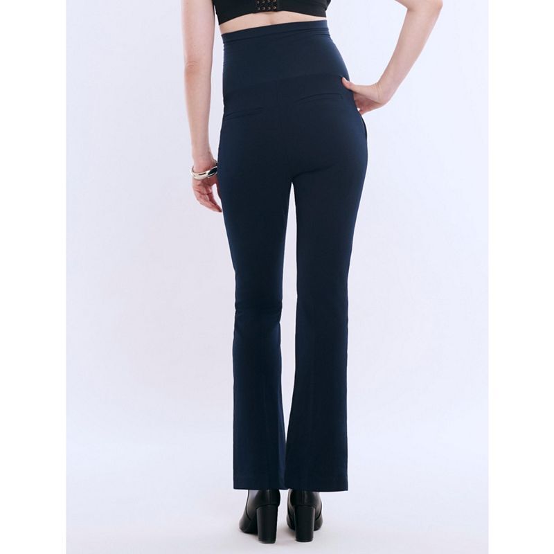 여성 핏 오버 더 슬림 스트레이트 팬츠 Women's Mia Secret Fit Over the Belly Slim Straight Leg Pant - Motherhood Maternity 20054486 Navy