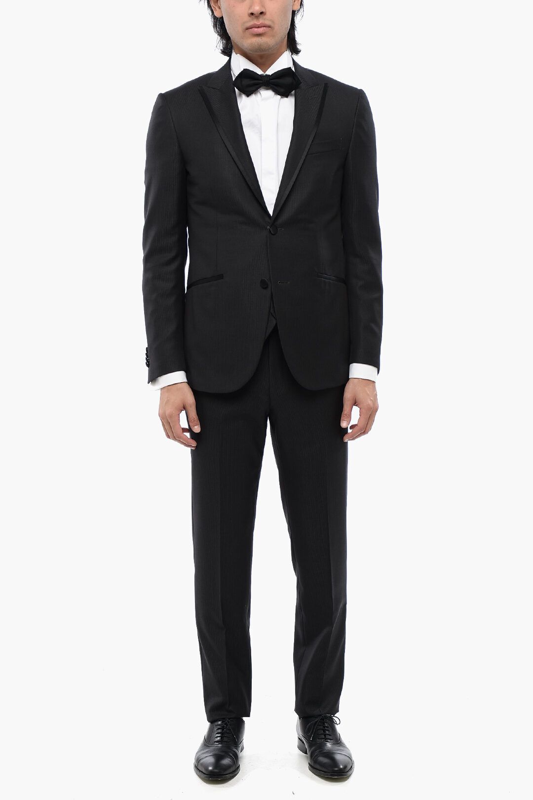 스트라이프 수트 새틴 Striped 3 Pieces Suit With Satin Edges 619789