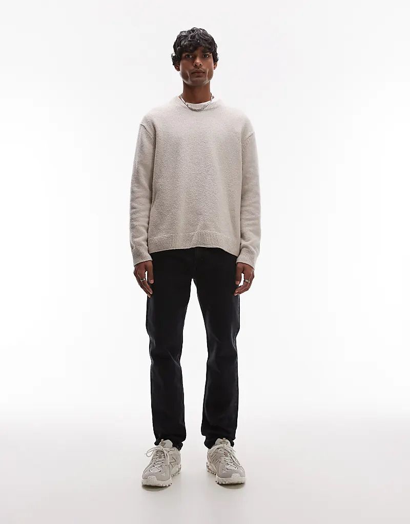 ARKET   Birch   Schmal geschnittene Stretch-Jeans in grauer Waschung 207366077Verwaschenes Grau