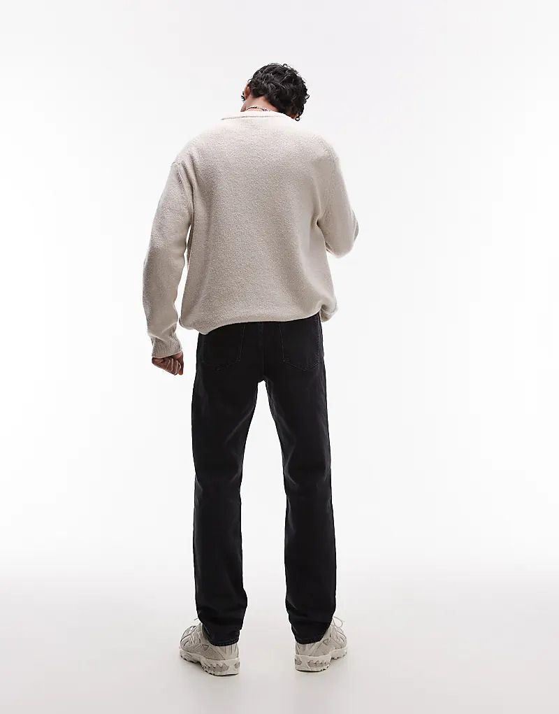 ARKET   Birch   Schmal geschnittene Stretch-Jeans in grauer Waschung 207366077Verwaschenes Grau