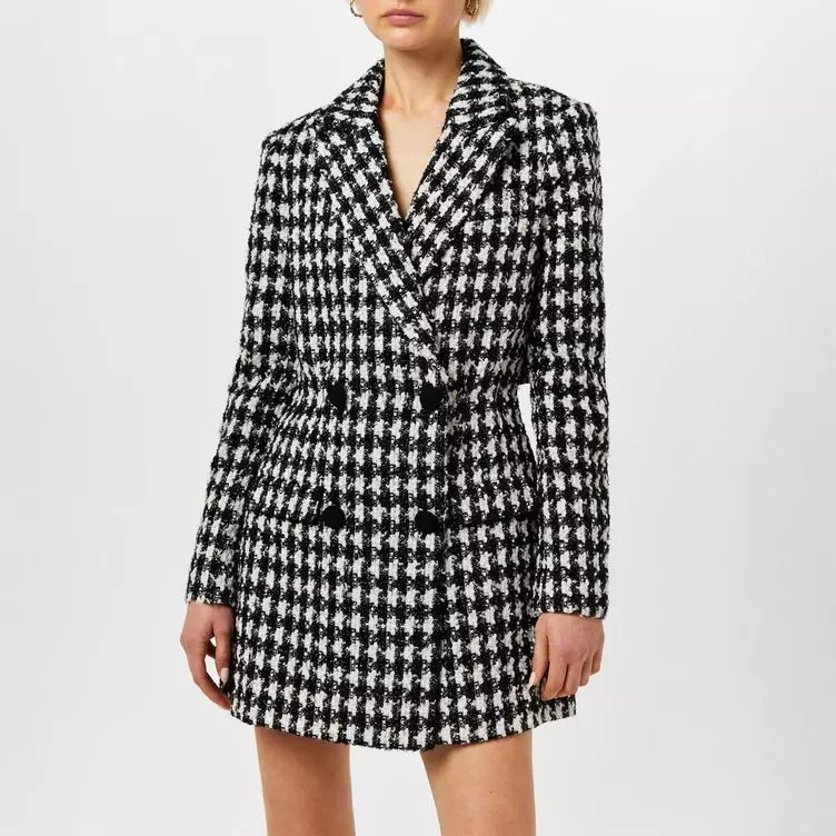 하운드투스 부클 블레이저 드레스 Houndstooth Boucle Blazer Dress 65467703