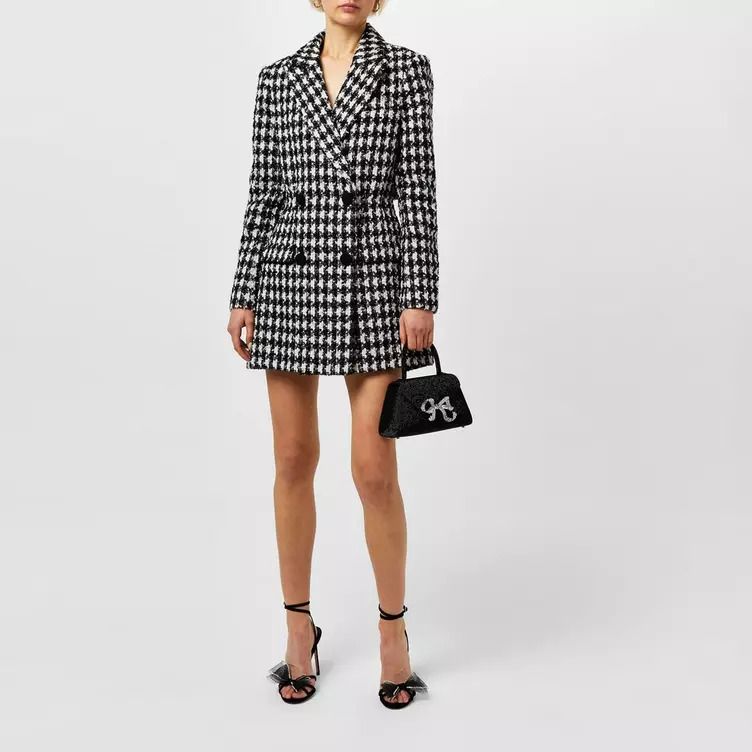 하운드투스 부클 블레이저 드레스 Houndstooth Boucle Blazer Dress 65467703