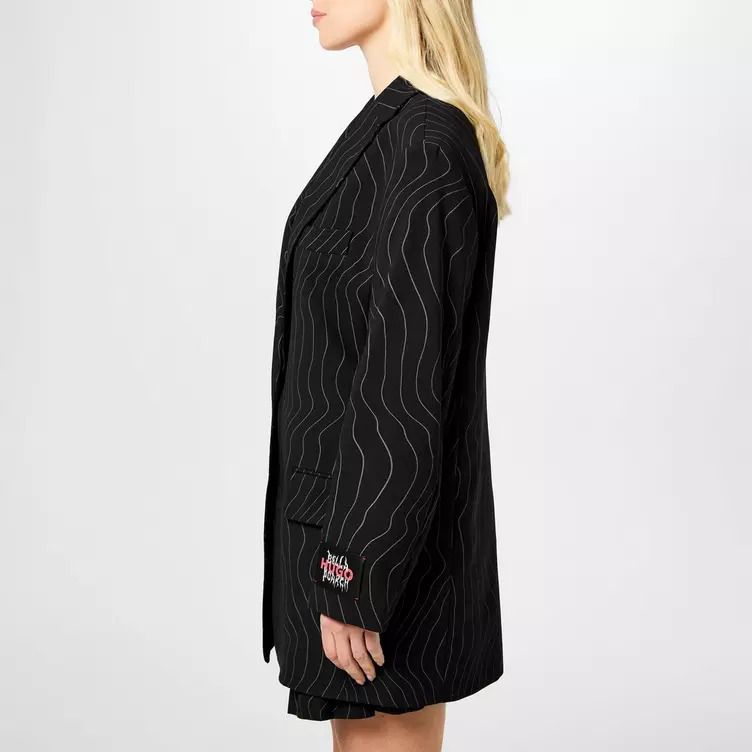 x 오버사이즈 핏 자켓 X Bella Poarch Oversized Fit Pinstripe Jacket 60298703