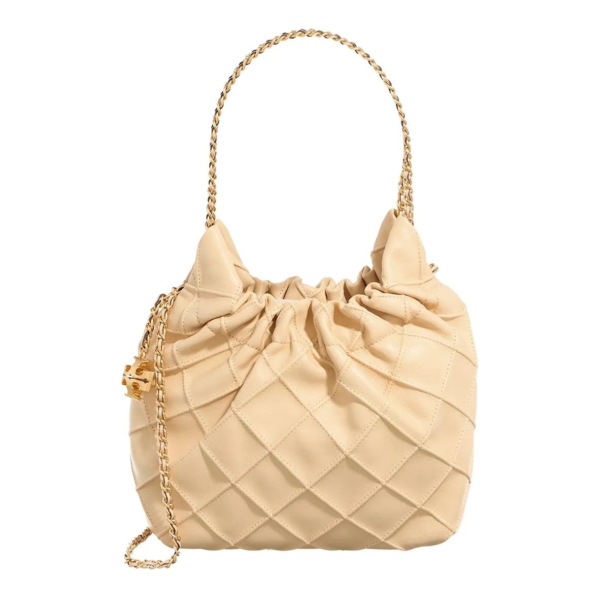 Tory Burch Fleming Mini Hobo Vanilla Soft Serve Hobo Bag A0478657 119924609