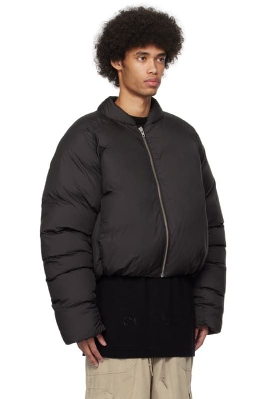 블랙 다운 패딩 봄버 자켓 Black Pillow Down Bomber Jacket 15408451