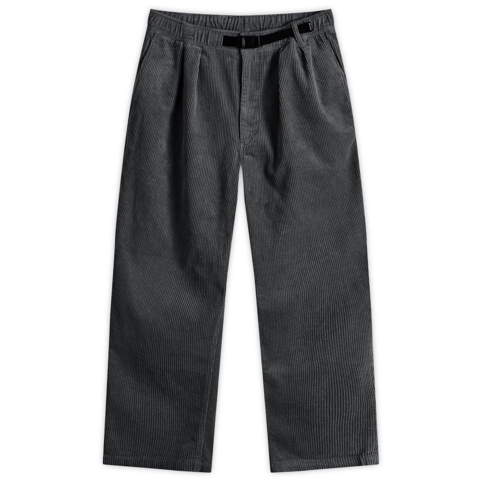 배기 코듀로이 바지 Webbing Baggy Cord Trousers 1124-1633-803-17 Charcoal
