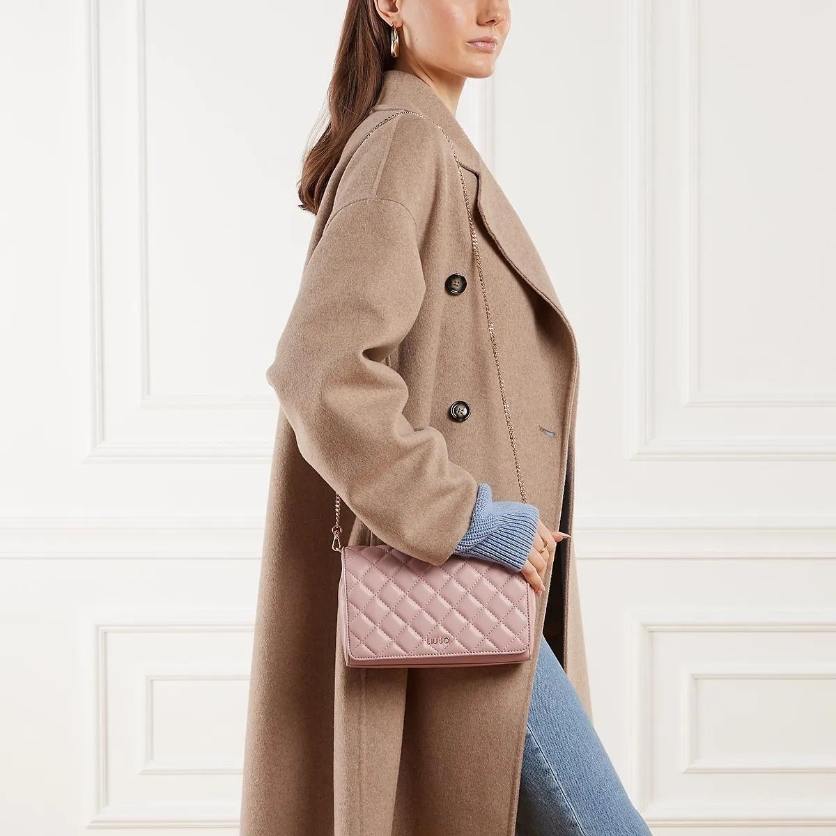 로즈 크로스백 가방 LIU JO Liu Jo Caliwen                 Cameo rose                        Crossbody Bag A0376573