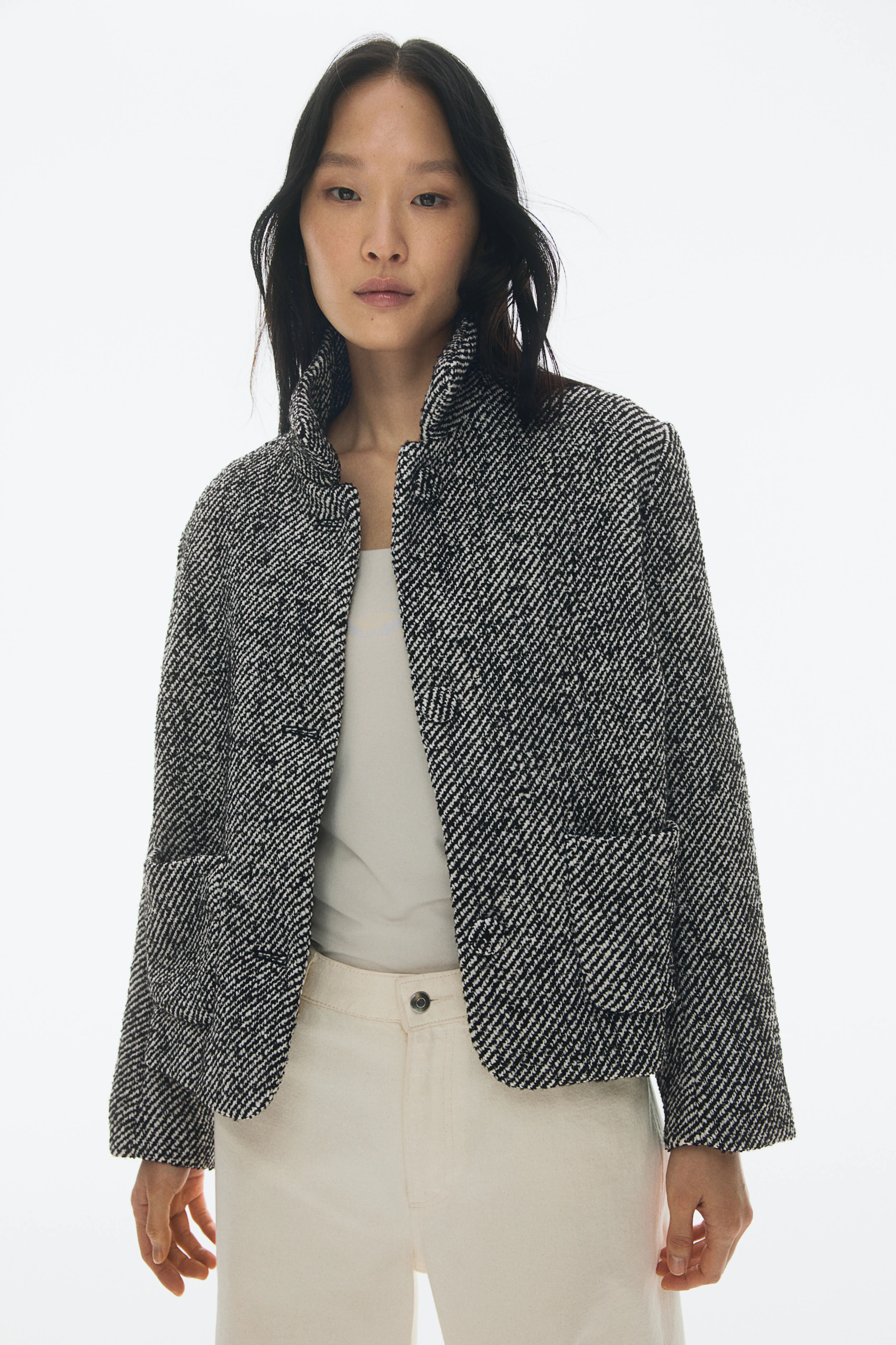 자켓 Jacquard-weave jacket 1263195003