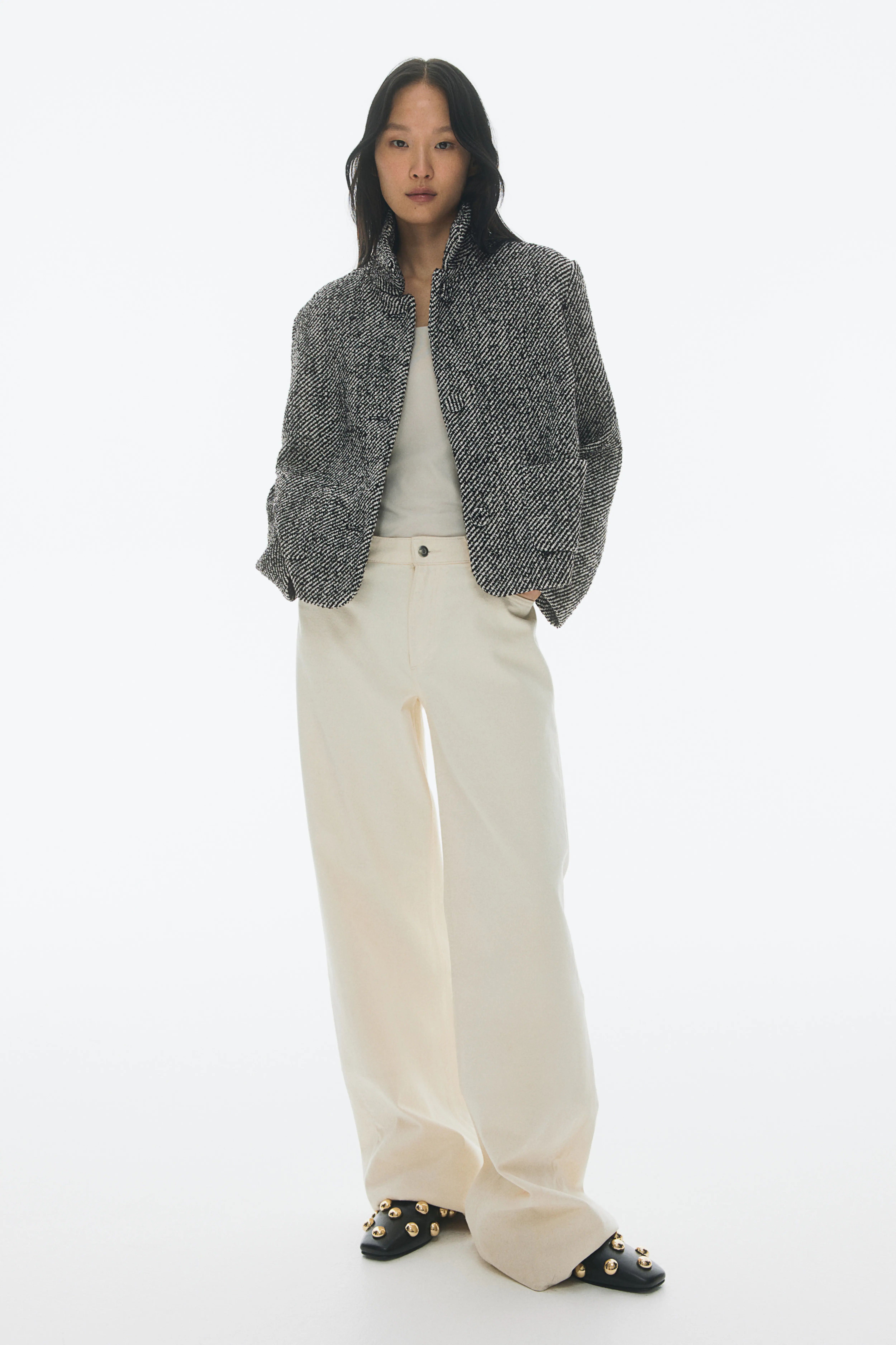 자켓 Jacquard-weave jacket 1263195003