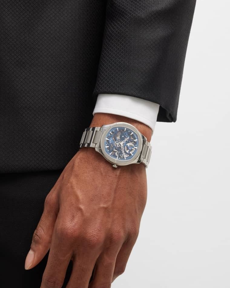 폴로 시계 블루 42mm Polo Skeleton Watch, Blue prod261630028BLUE