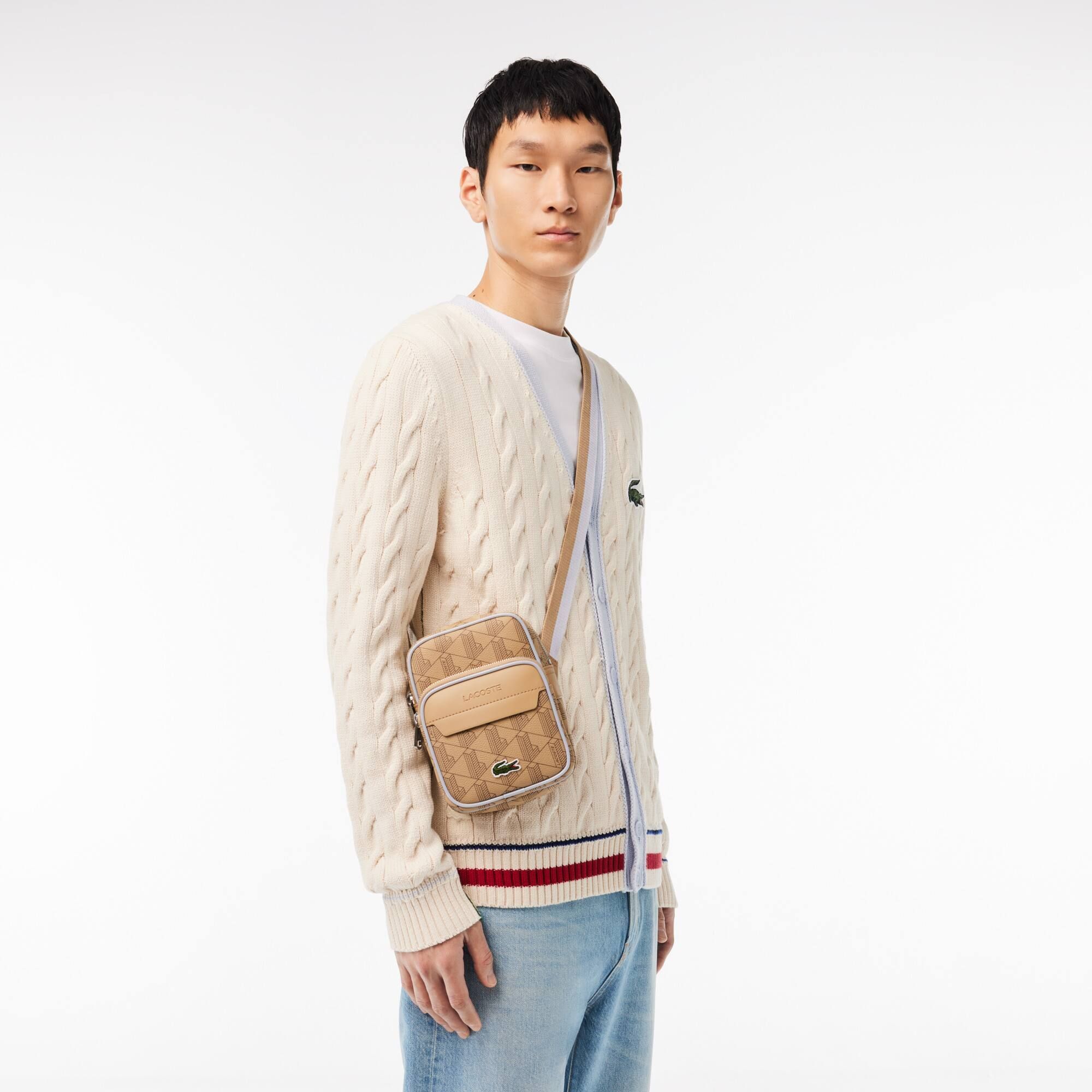 라코스테(Lacoste) | 남성 스몰 더 블렌드 사첼 Mens Small The Blend Satchel NH4585BG-N18 | 트렌비