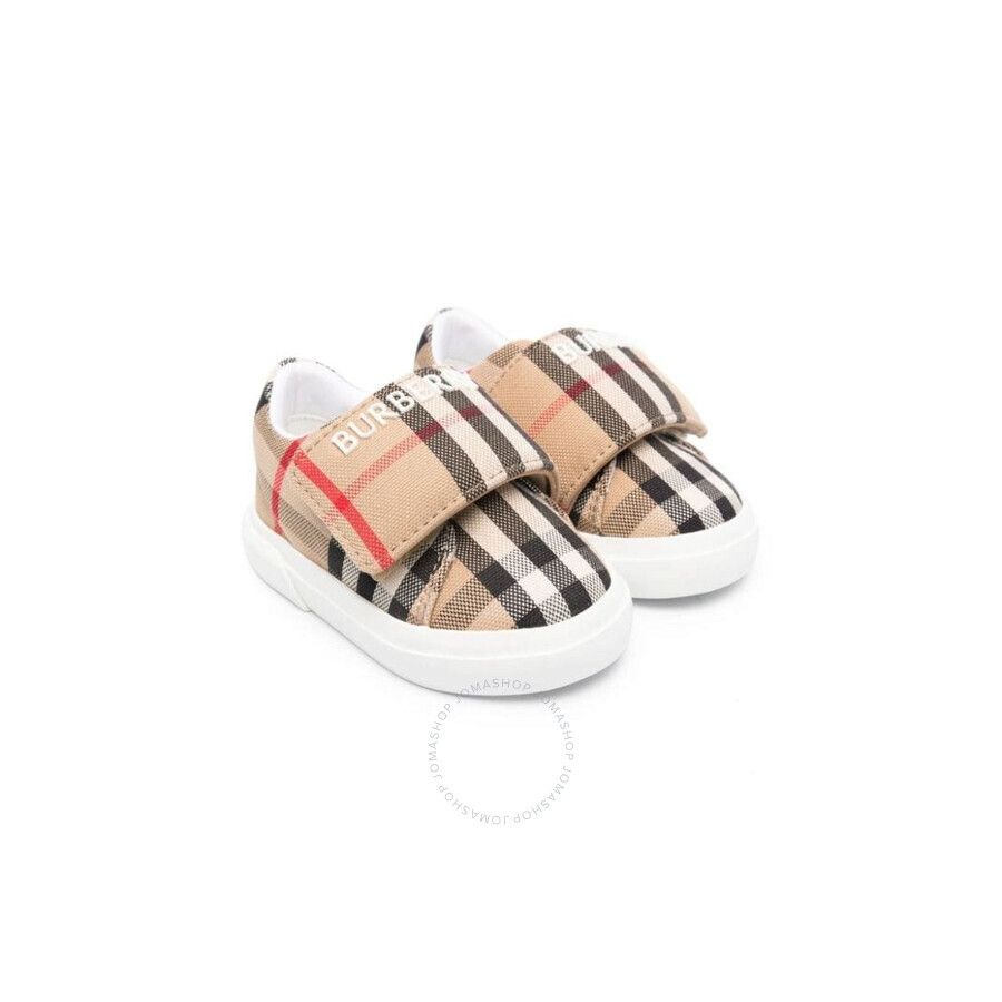 키즈 스니커즈 Kids Check-Pattern Touch-Strap Sneakers -8079068N