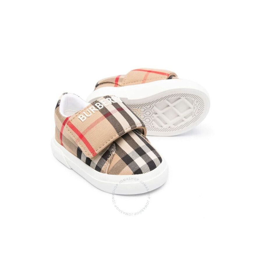 키즈 스니커즈 Kids Check-Pattern Touch-Strap Sneakers -8079068N
