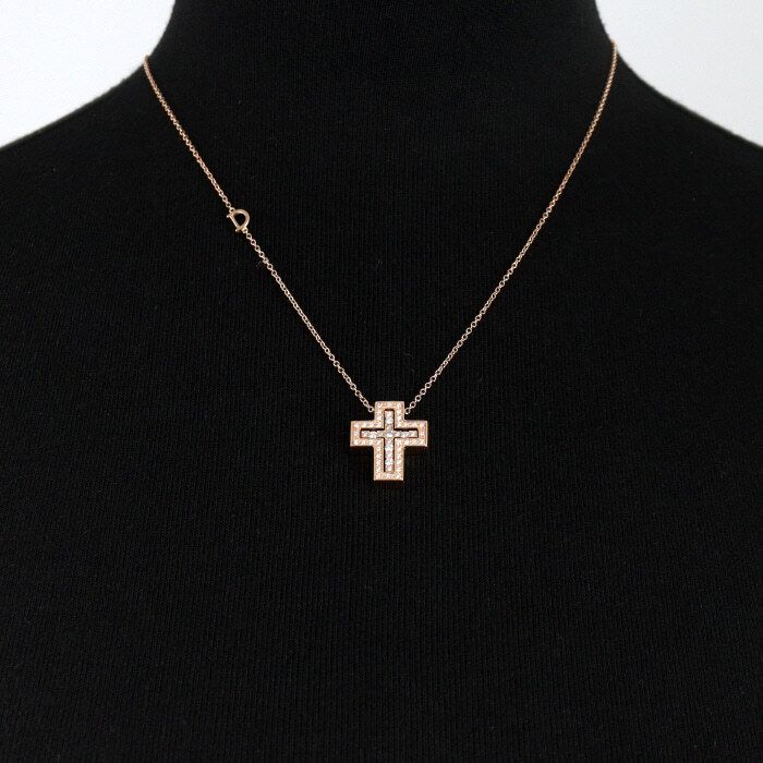 중고 038캐럿다이아 벨에포크19x16MM 스몰 목걸이 aa46131