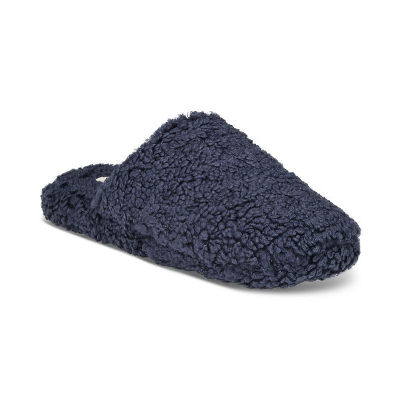 여성 양털 Women's Boxed Sherpa Slippers, Created for Macy's 18420266 Navy Dawn