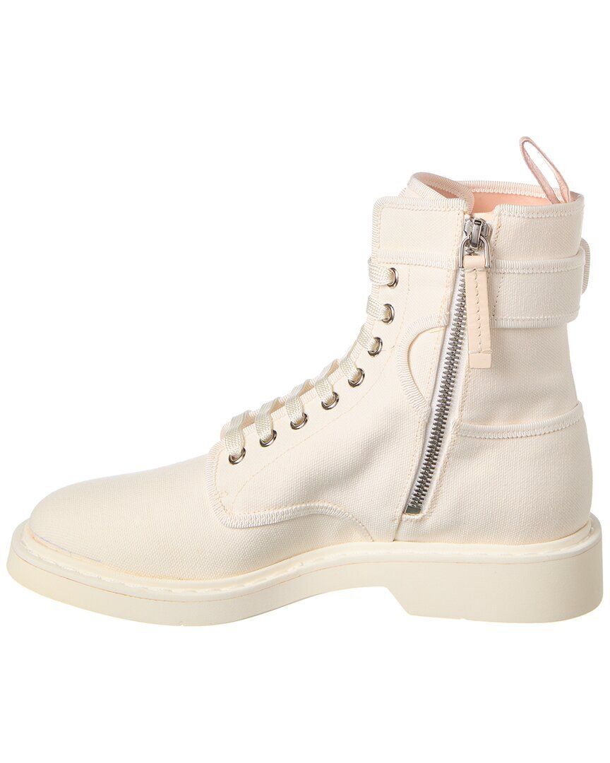 로고 비브 캔버스 부츠 Roger Vivier Logo Plaque Viv Canvas Boot 1313148689