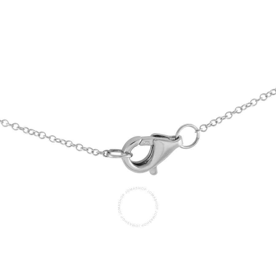 LB Exclusive 14k 14K White Gold 0.30ct Diamond Butterfly Necklace NK01772 W Y A4MFT
