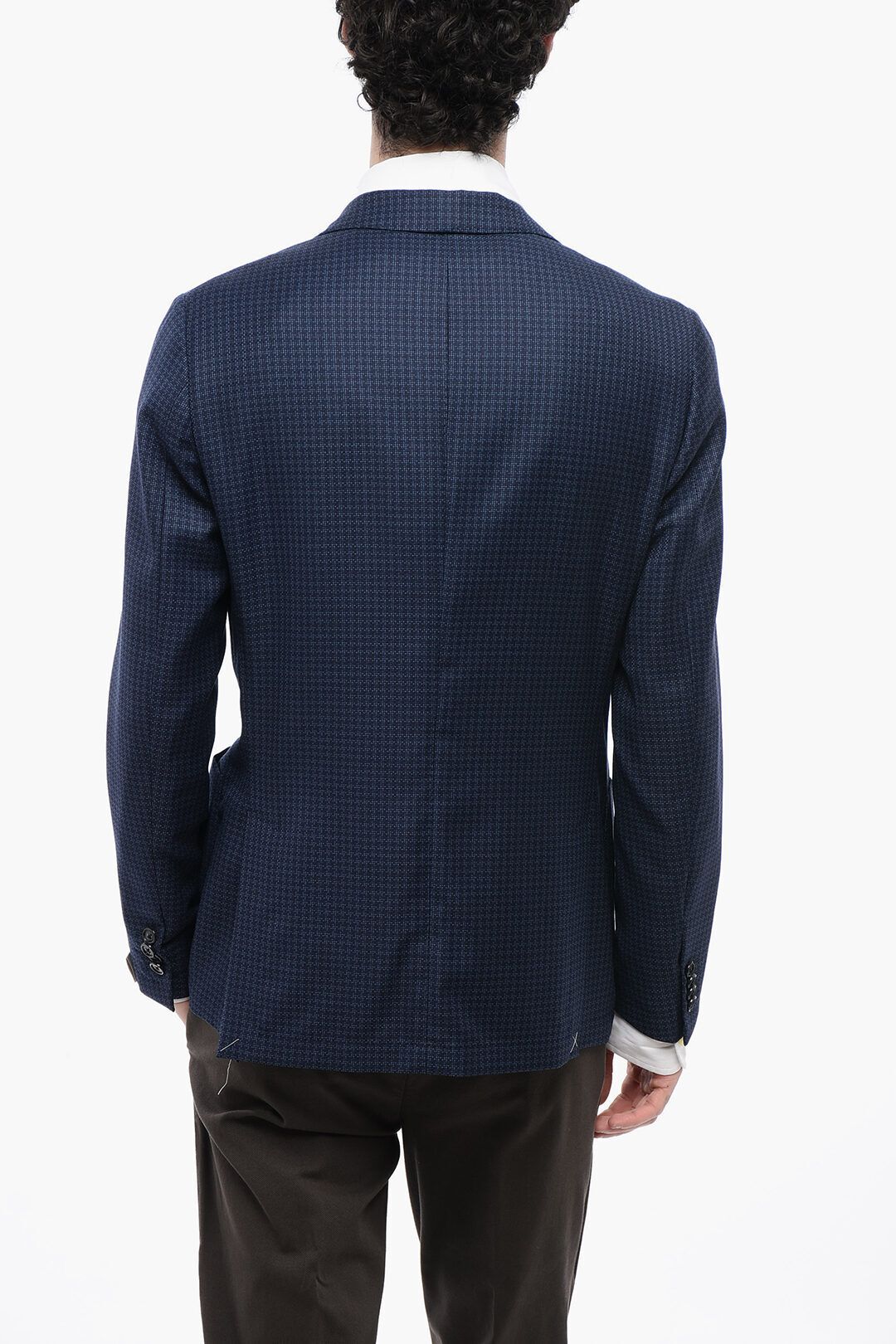 하운드투스 울 게이트 블레이저 17,25 Microns Houndstooth Wool GATE Blazer 526067