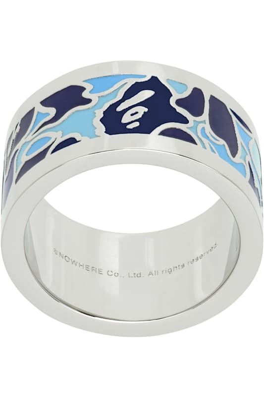 실버 블루 반지 Silver & Blue ABC Camo Ring 16538881