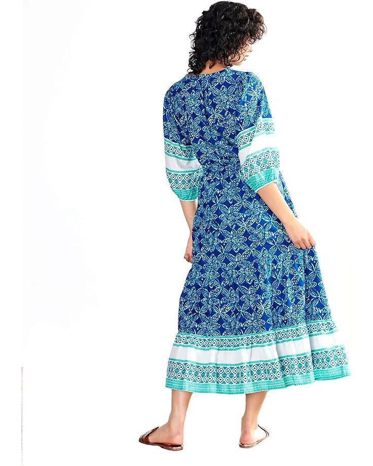 여성 셀린느 맥시 드레스 Women's Hatley Celine Maxi Dress - Starburst Batik  9729395993202