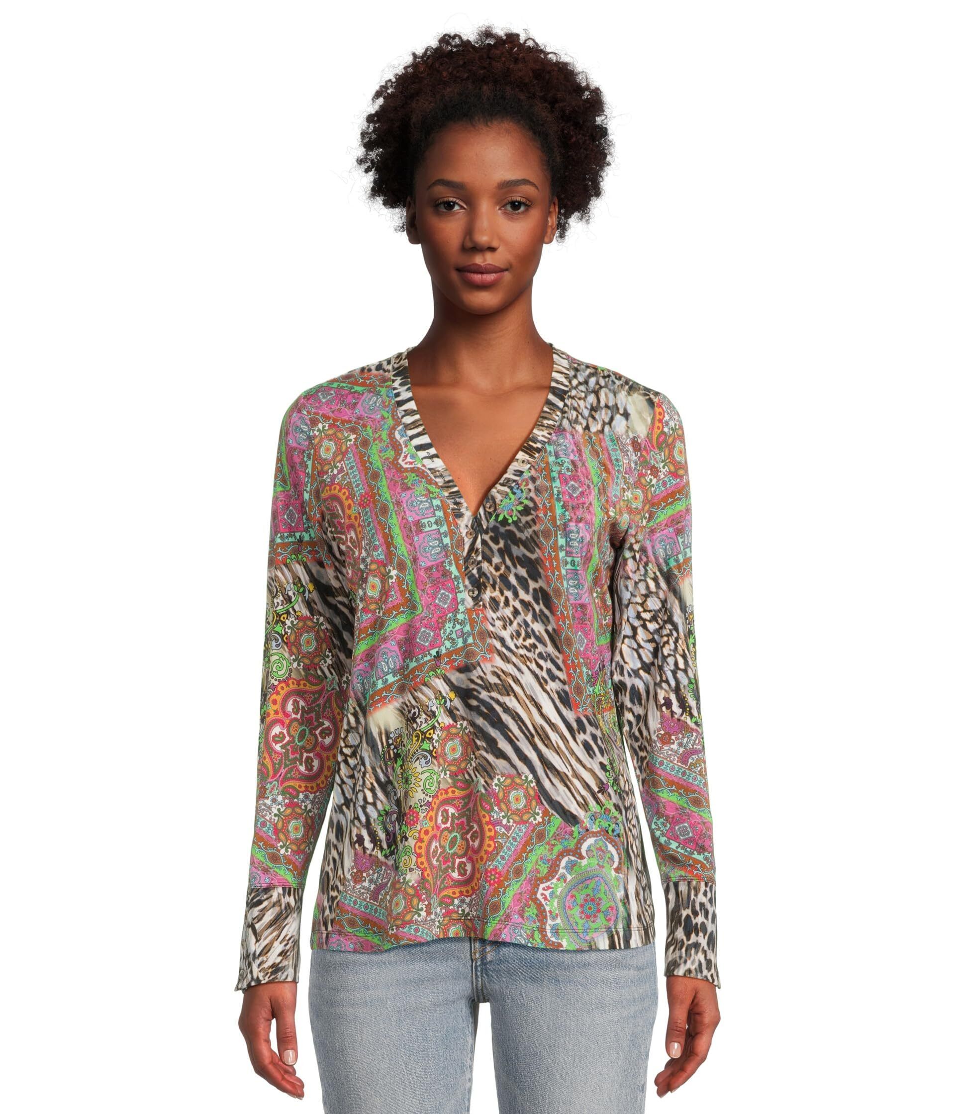 더 헨리 탑 The Janie Favorite Henley Top 9983103 1101628