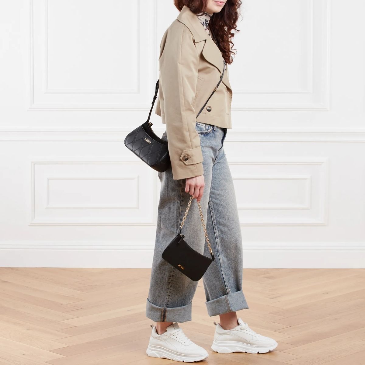 블랙 크로스백 가방 Hugo Chris Crossb. M.-DMR Black                        Crossbody Bag A0479589