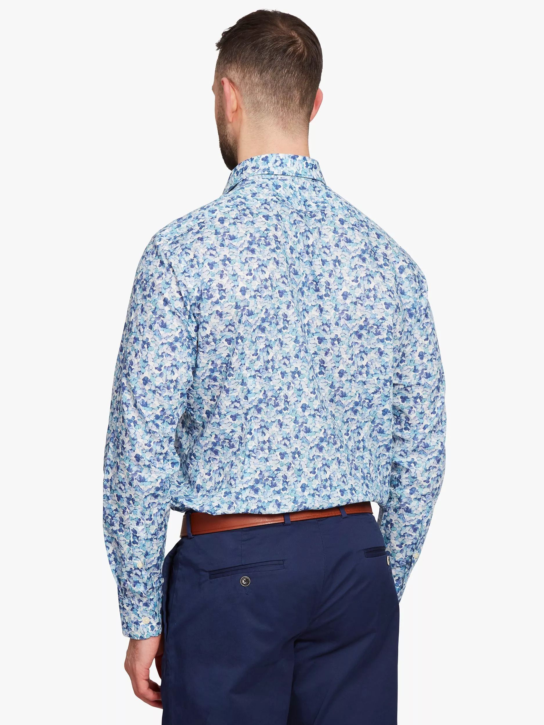 패브릭 레귤러 핏 셔츠 Liberty Fabric Hilary Ann Regular Fit Shirt, Blue/White 111876706