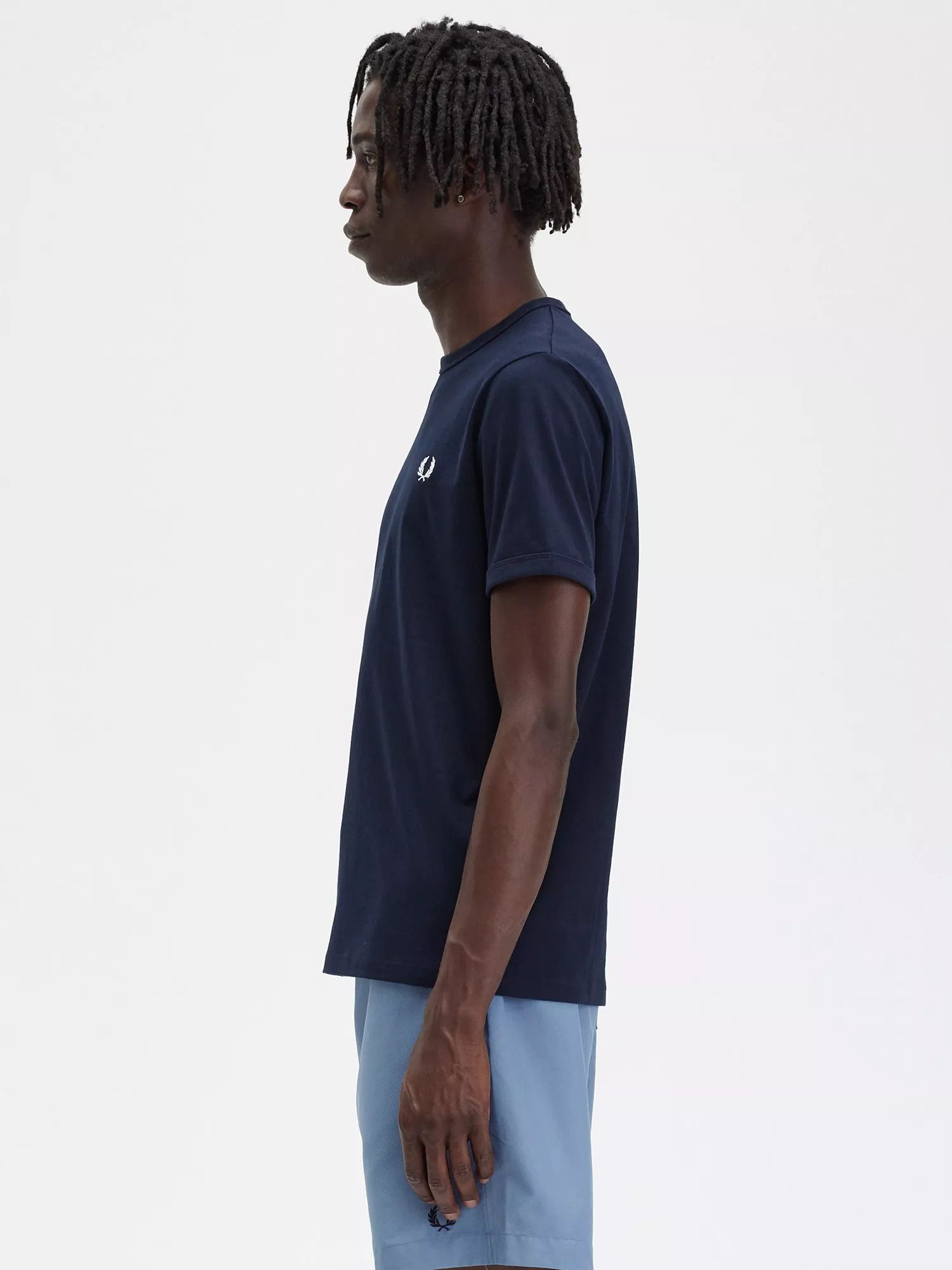 크루넥 넥 티셔츠 Ringer Crew Neck T-Shirt 5071116 Navy