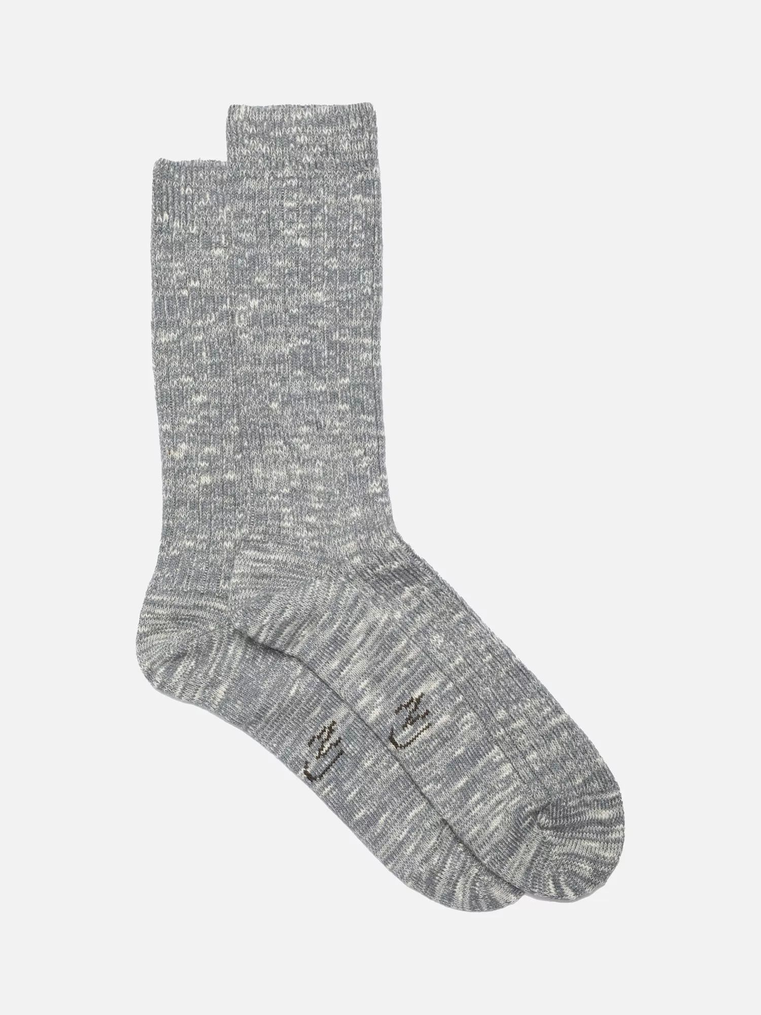 삭스 Rasmusson Rib Socks 112769711 Grey Melange