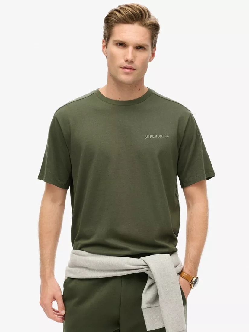 테크 릴렉스 티셔츠 다크 그린 Tech Relaxed T-Shirt, Dark Moss Green 112314061