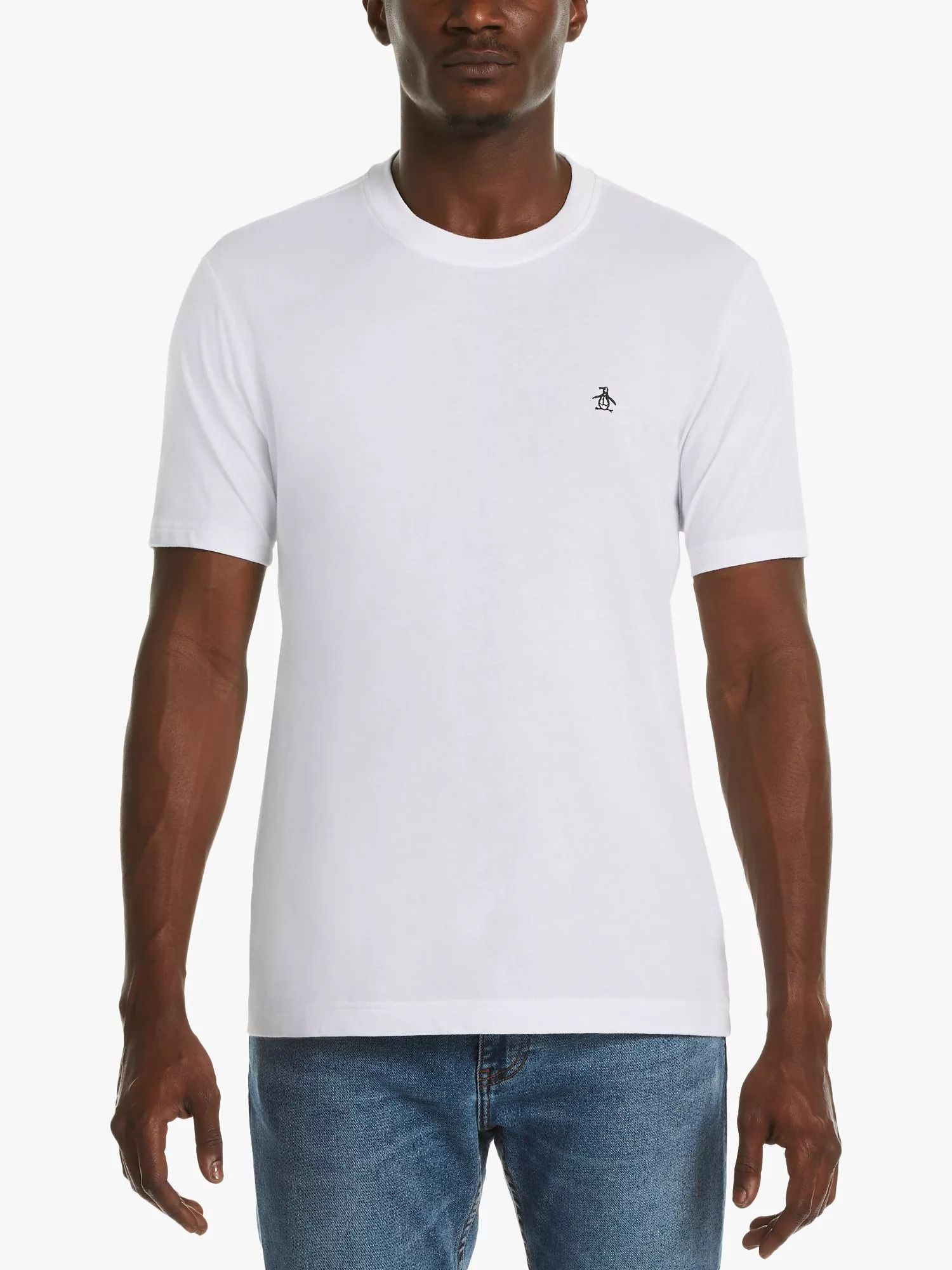 포인트 자수 티셔츠 Pin Point Embroidery T-Shirt 110739492 Bright White