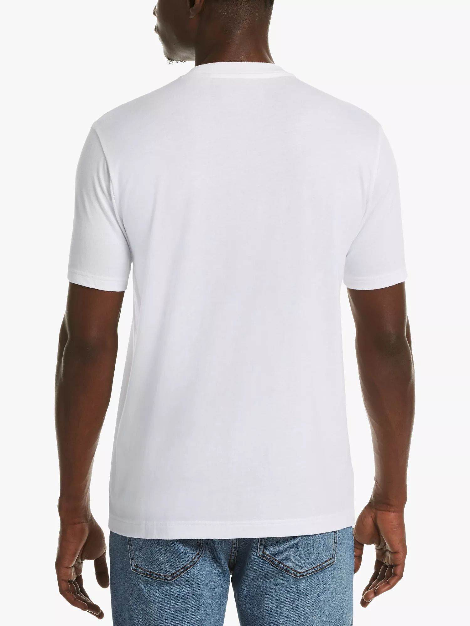 포인트 자수 티셔츠 Pin Point Embroidery T-Shirt 110739492 Bright White