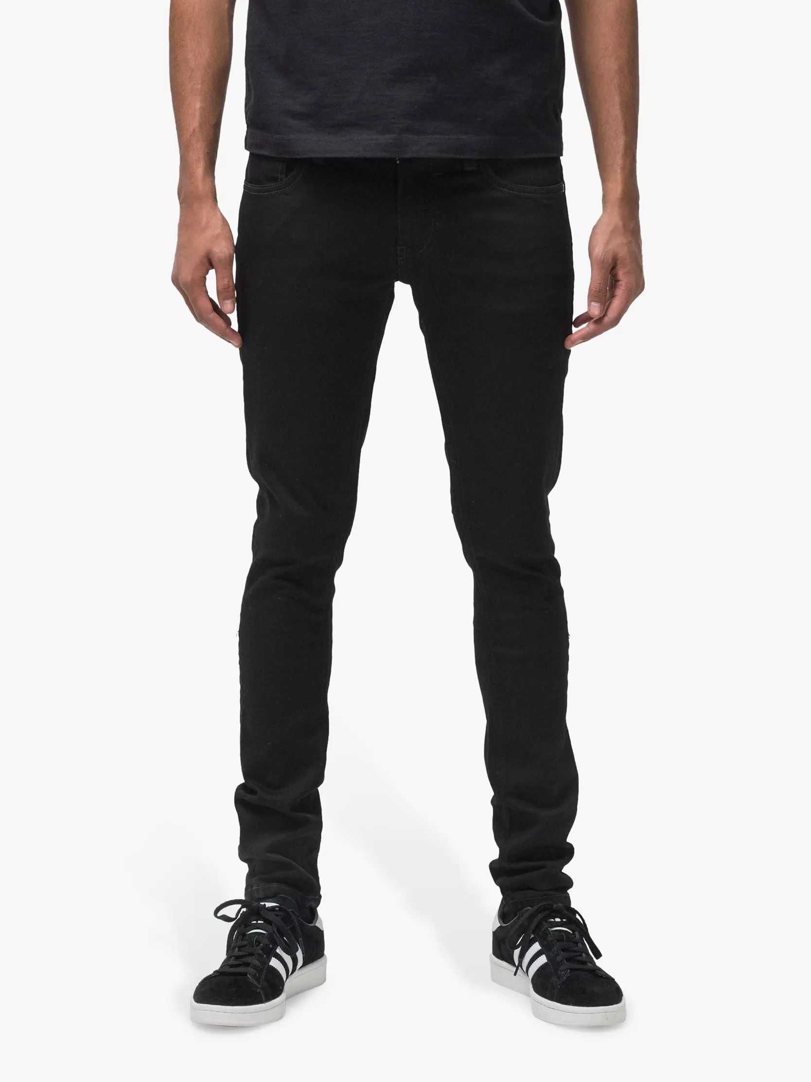 슬림 테리 데님 Slim Tight Terry Jeans, Everblack 4777235