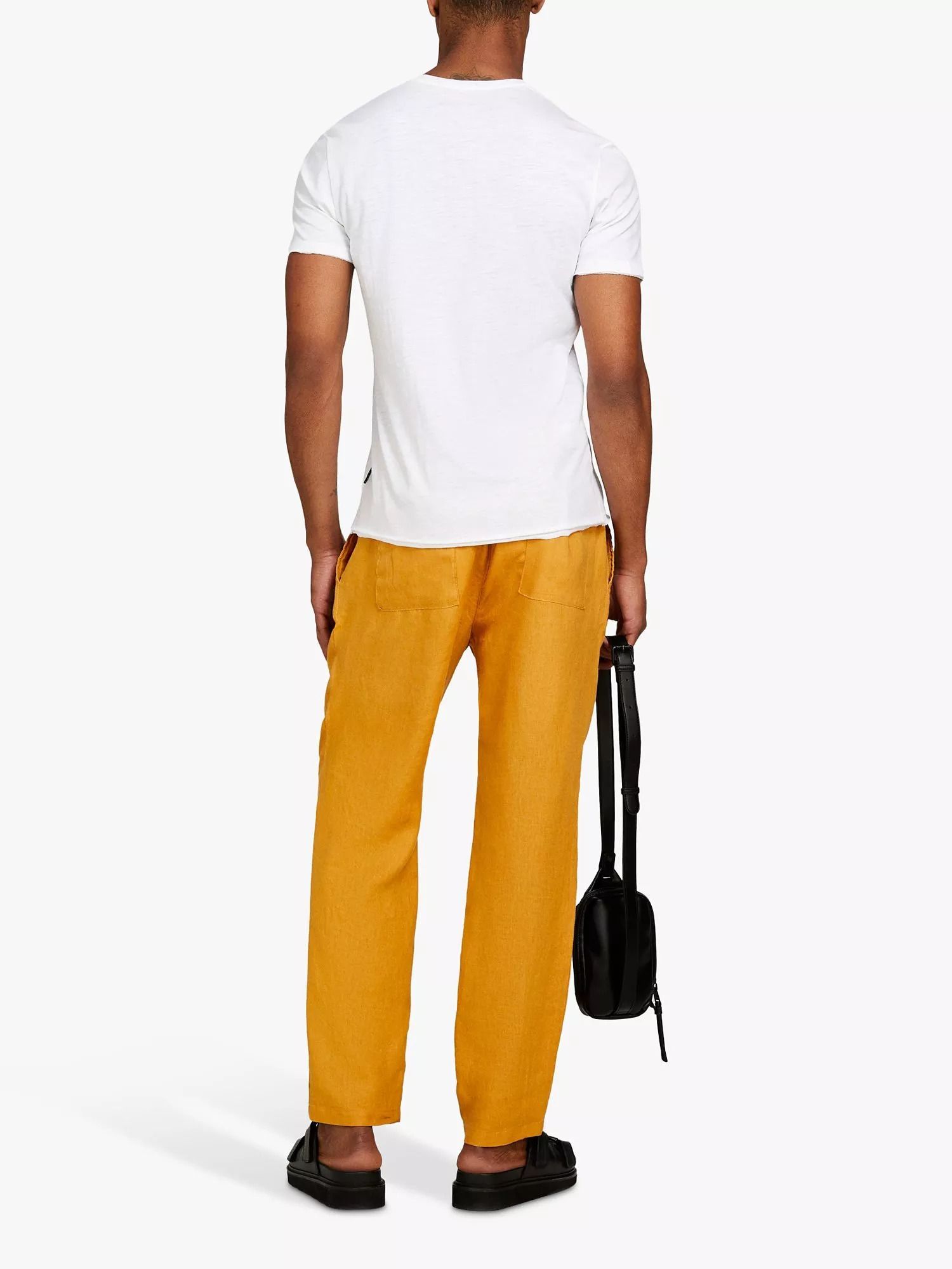 슬림 핏 브이넥 티셔츠 Slim Fit V-Neck T-Shirt 112062262 White