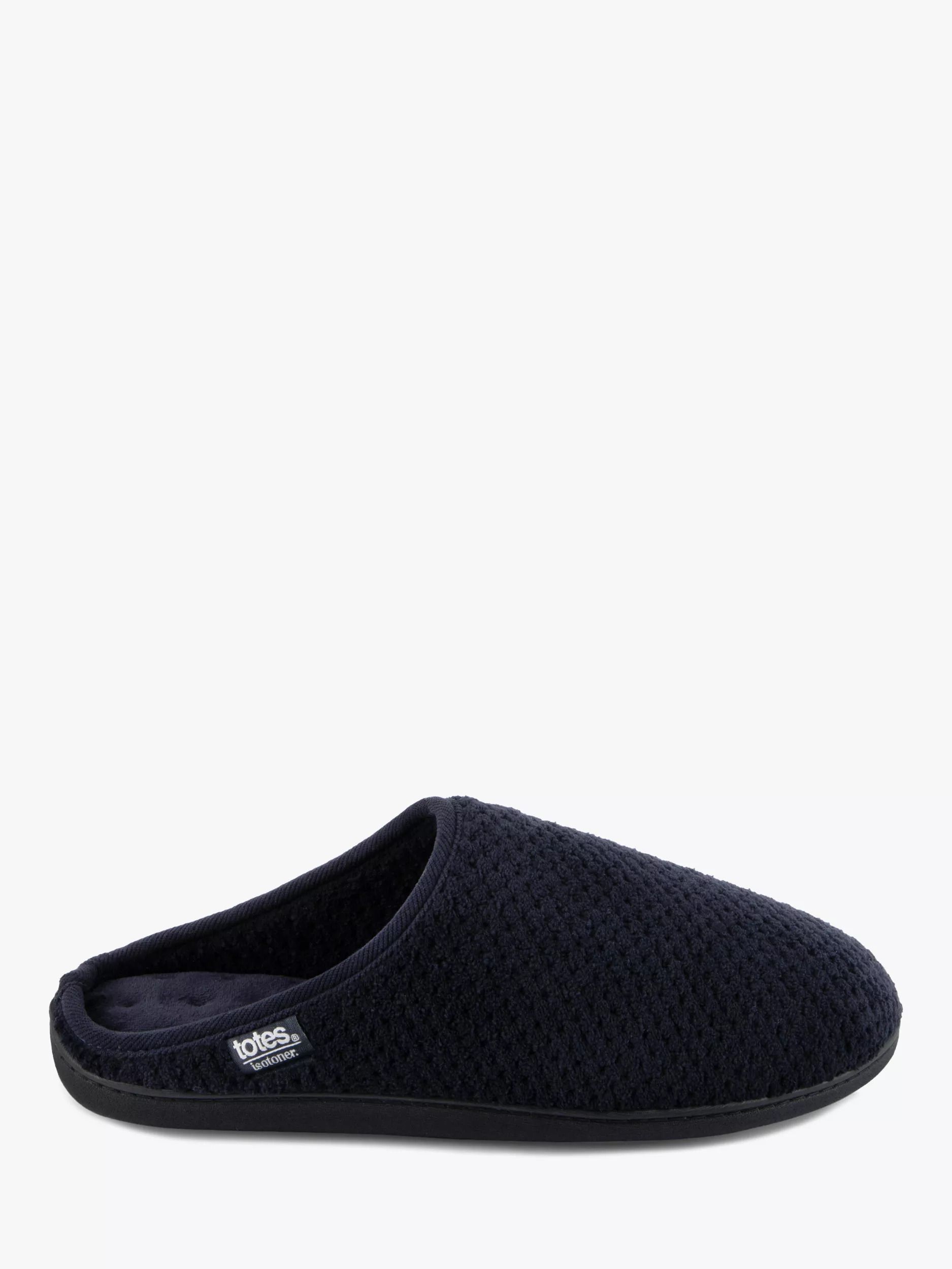 백 뮬 Isotoner Swept Back Popcorn Mule Slippers 112166562 Navy